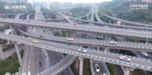 长城noa智驾挑战重庆!魏建军亲测地狱级难度,随时随地都能开?